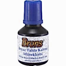 BRONS BR-351 BOARD MARKER MUREKKEBI 30CC MAVİ