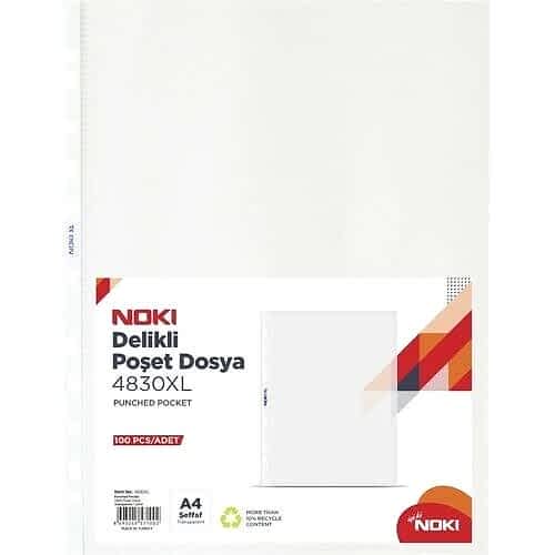 NOKİ 4830XL POŞET DOSYA  A4 100 ADET