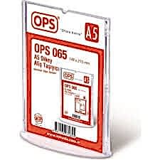 OPS AFİŞ TAŞIYICI A5 DİKEY OPS 065