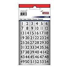 TANEX STC-401 METALİZE RAKAM ETİKETİ