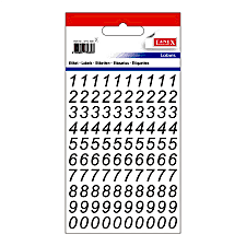 TANEX STC-405 ŞEFFAF RAKAM ETİKETİ