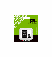 KINGSTON 128GB microSDXC CANVAS SELECK PLUS GEN3 HAFIZA KARTI