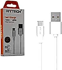 HYTECH HY-X105 1M 2A TYPE-C BEYAZ ŞARJ KABLOSU