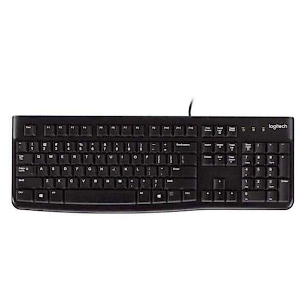 LOGITECH K120 Q KLAVYE SİYAH USB KABLOLU