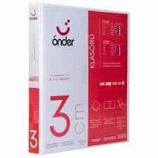 ÖNDER 3CM 2D BEYAZ A4 KLASÖR