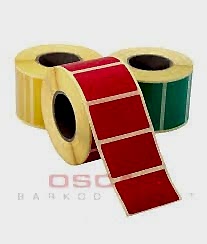 28x45 RENKLİ 1000Lİ TERMAL BARKOD ETİKETİ