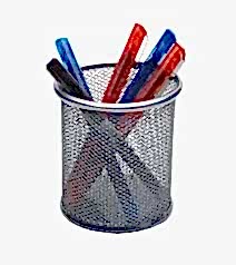 MAS 500 METAL PERFORELİ SİLİNDİR KALEMLİK GRİ