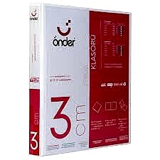 ÖNDER 3CM 4D BEYAZ A4 KLASÖR