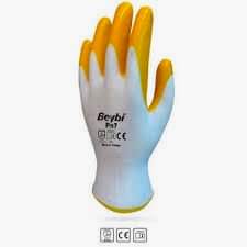 BEYBİ NİTRİL POLY PN7 10 BEDEN BEYAZ SARI ELDİVEN
