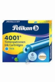 PELİKAN 4001 6LI TURKUVAZ DOLMA KALEM KARTUŞU KÇK
