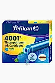 PELİKAN 4001 6LI YEŞİL DOLMA KALEM KARTUŞU KÇK