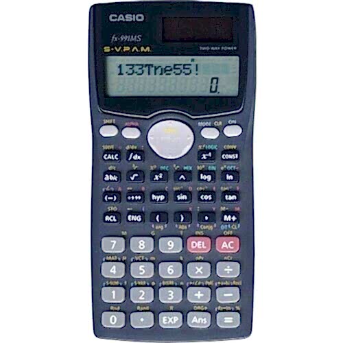 CASIO FX-991MS FONKSİYONLU HESAP MAKİNASI