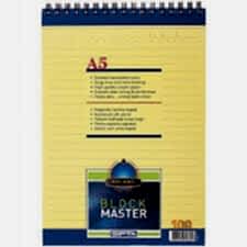 GIPTA 1384 100YP ÇİZGİLİ A5 BLOCK MASTER BLOKNOT